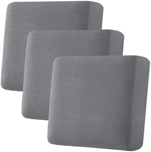H.VERSAILTEX Super Stretch Individual Seat Cushion Covers, Thick Jacquard by HVERSAILTEX
