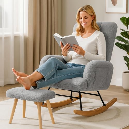 COMHOMA Nursery Rocking Chair - Image 5