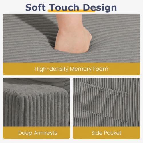 cidludto 3 Seater Boneless Couch - Image 4