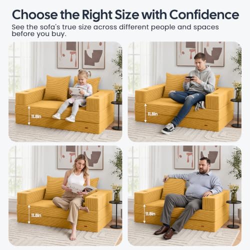COMAX Boneless Futon Sofa Bed - Image 5