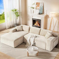 CAMMOO 108" L-Shaped Boneless Sectional Sofa, Cloud Couch in One Box by CAMMOO