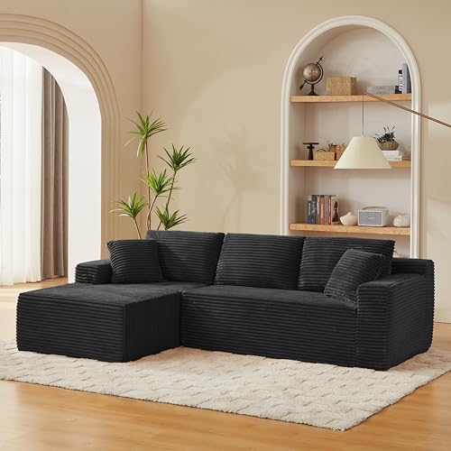 103" L Shaped Cloud Sectional Boneless Couches - Image 5