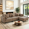 112.4'' Cloud Couch, L Shaped Modular Sectional Sofa by MastonHome
