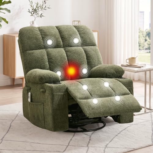IDEALHOUSE Oversized Rocking Recliner Chair by IDEALHOUSE