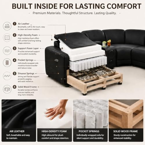 Power Recliner Sectional Sofa - Image 5