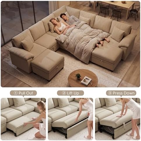 Ihanherry 108" Modular Sectional Sofa - Image 4