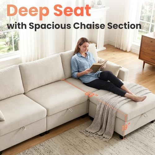 110" Modular Sectional Couch - Image 5