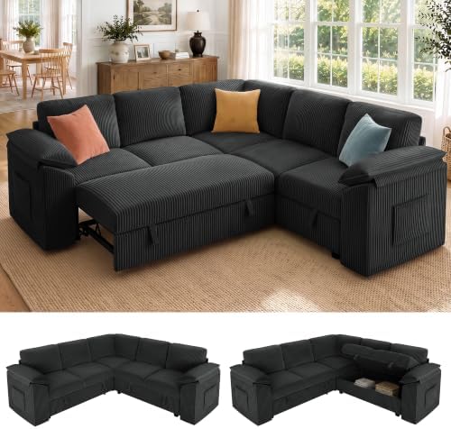 Xbrigh 85" Modular Sectional Sleeper Sofa by Xbrigh
