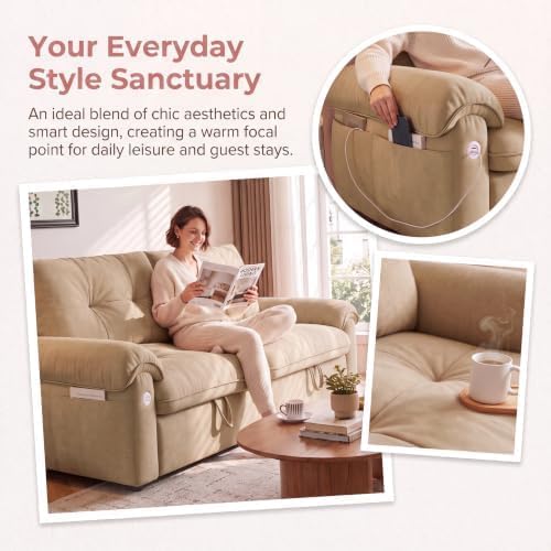 77" Convertible Queen Sofa Bed - Image 7