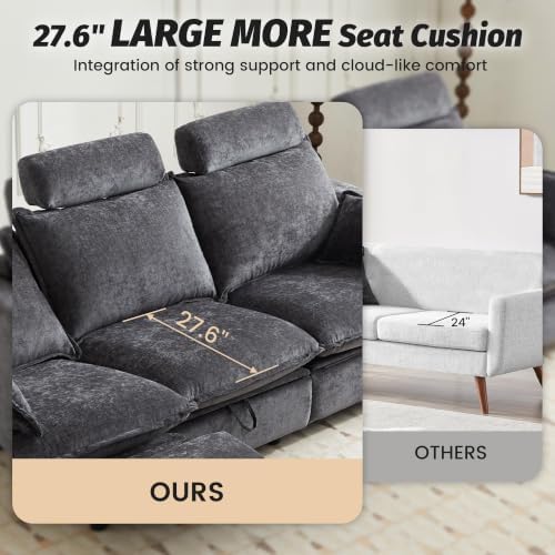 GUEAPY Power Reclining Sofa Cloud Couches - Image 4