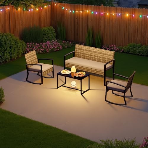 Ahomly 4 Piece Outdoor Furniture Set - Image 4