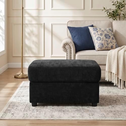31'' Modern Chenille Ottoman for Sectional Sofa by ACMEASE
