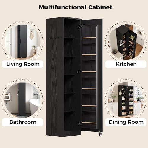 IRONCK Narrow Kitchen Pantry Cabinet, Slim - Image 6