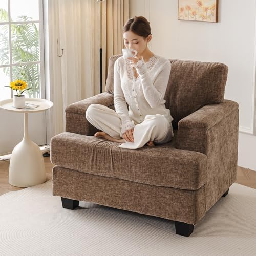 Rexulqo Oversized Accent Chair Set of 2, Armrest Organizer - Image 3