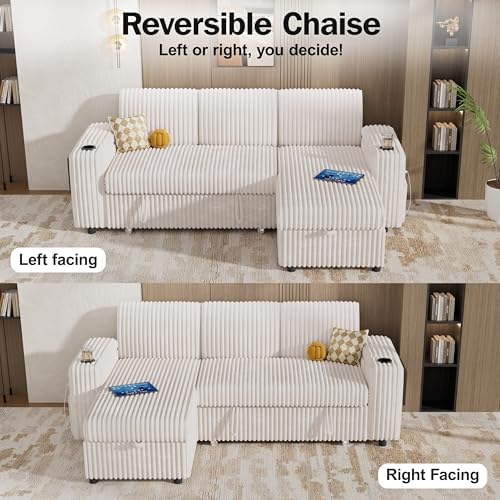Vipbear 86" Modular Sectional Sleeper Sofa - Image 6