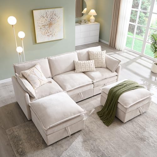 85.83" Modular Sectional Cloud Couches by ALLTUFOYourDailyEssential