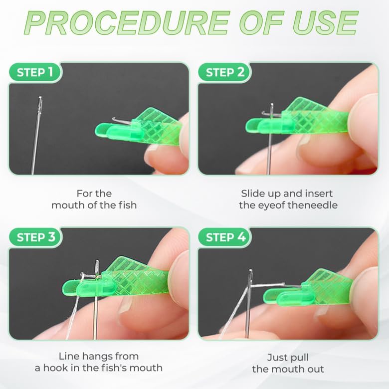 Automatic Sewing Needle Threader, Upgrade Fish Type Quick Needle Threaders for Hand Sewing, Sewing Machine Needle Threader Tools, Sewing Supplies - Designed for Sewing Lovers Alike (20pcs)