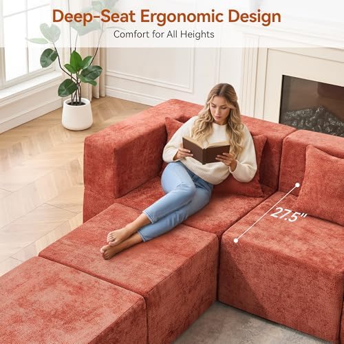MONVANE Modular Sectional Cloud Couch - Image 6