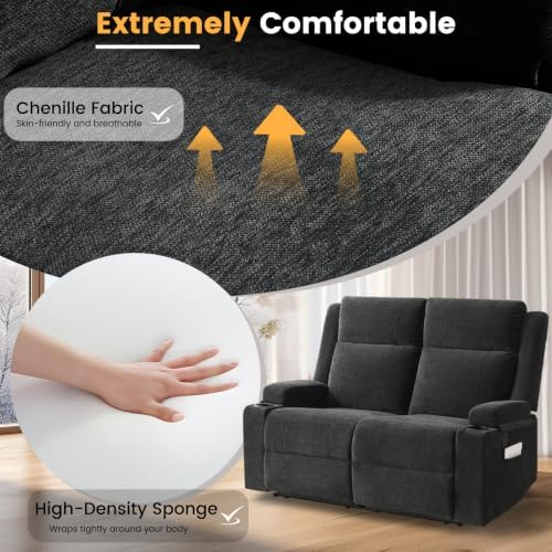 Recliner Loveseat, Double Recliner Loveseat - Image 5