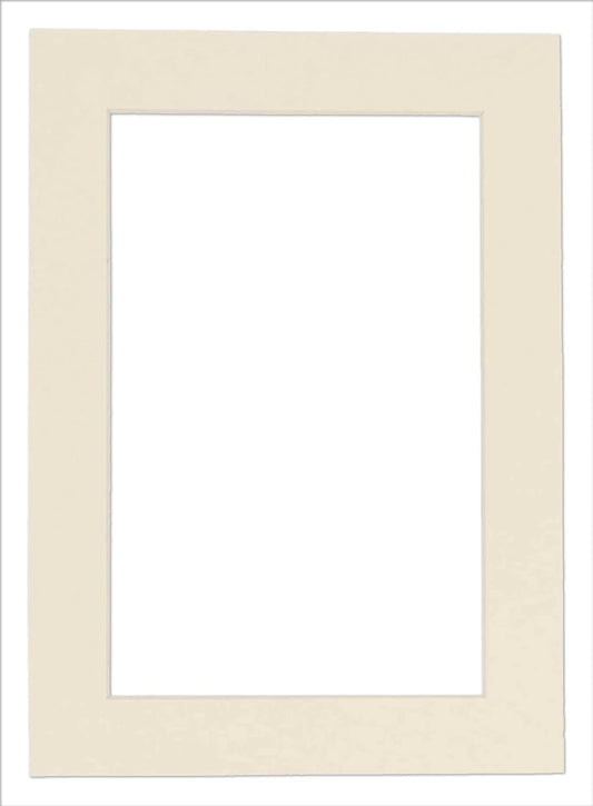 5x7 Mat for 8.5x11 Frame - Precut Mat Board Acid-Free Textured Cream 5x7 Photo Matte For a 8.5x11 Picture Frame, Premium Matboard for Family Photos, Show Kits, Art, Picture Framing, Pack of 1 Mat