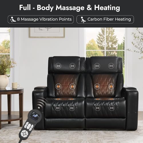Watson & Whitely Genuine Leather Power Reclining Sofas & Chair Set - Image 4
