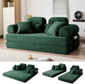 78.8" Futon Sofa Bed with High Back, Boneless Couches by NNQComfyHome