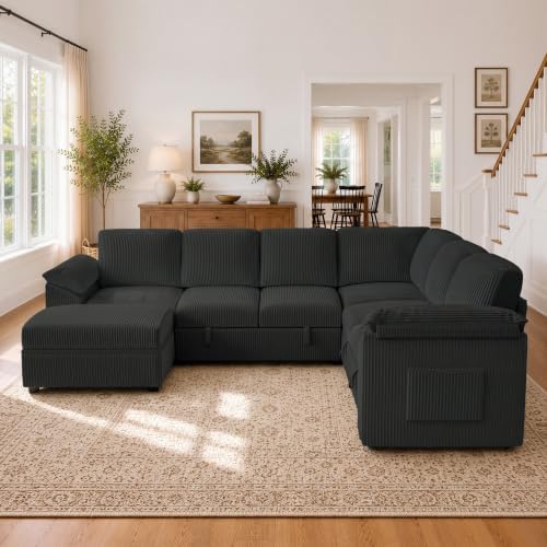 Xbrigh 108" Modular Sectional Sleeper Sofa - Image 2