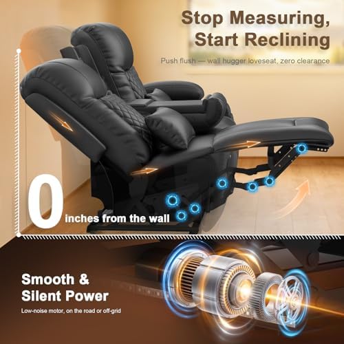 Power RV Loveseat Recliner Sofa, Reclining Loveseat - Image 4