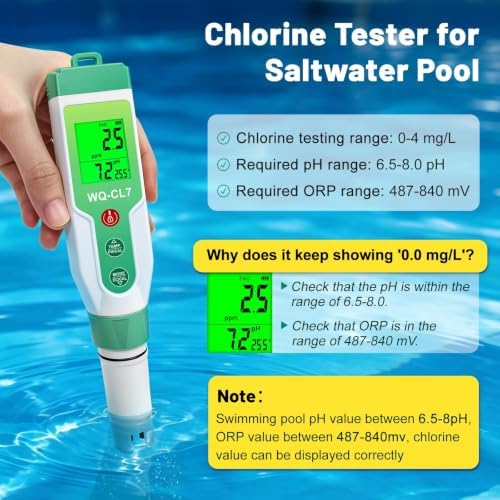 Digital Chlorine Tester, Pool Salt Tester - Image 7