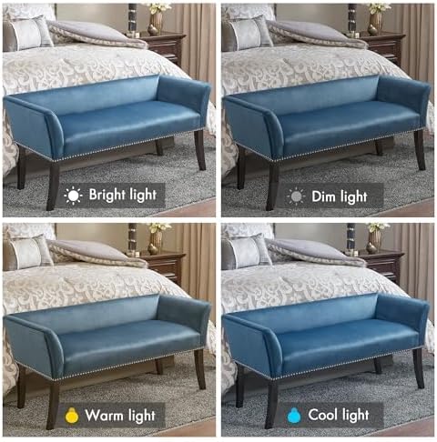 Madison Park Accent Bench, Upholstered - Image 5