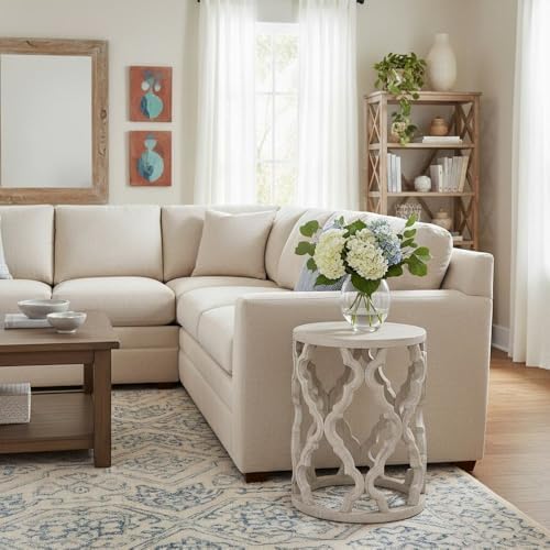 Starlight Canyon Home Gray End Table, Reclaimed Elm Wood - Image 2