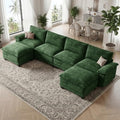140" Modular Sectional Couch, U Shaped Cloud Sofa by Unknown