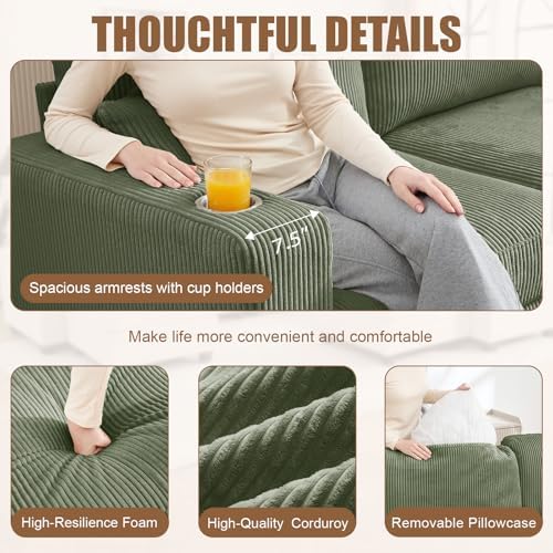 97" Modular Sectional Couch - Image 4