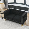 mikibama 58" Velvet Loveseat Sofa Couch by Mikibama