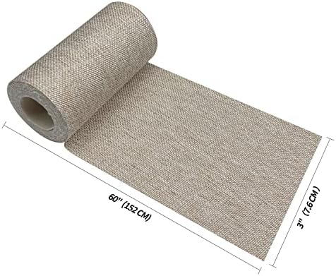 King Mountain Premium Linen Fabric Iron-on Repair Patch, Inside&Outside Fabric - Image 2