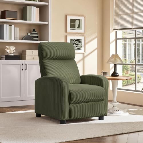 Yaheetech Recliner Chair with 3 Adjustable Angles Armchair Dark Green - Image 2