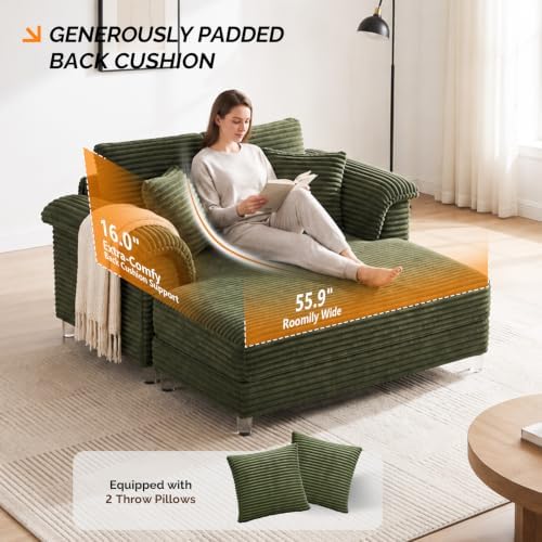 VINGLI Glam Floating Chaise Lounge Chair - Image 6