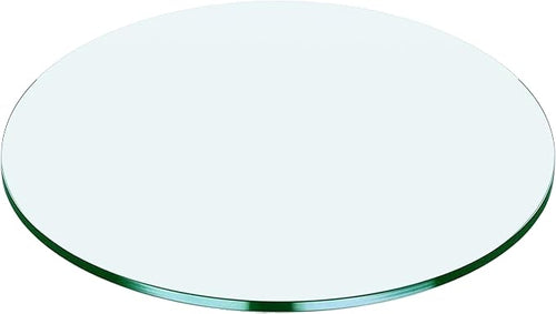 42" Round Tempered Glass Table Top by Unknown