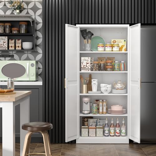 Steeloong 71"Metal Pantry Storage Cabinet - Image 4