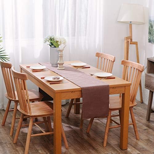 Soft Caddice Faux Linen Table Runner 2 Piece Fabric in 1 - Image 7