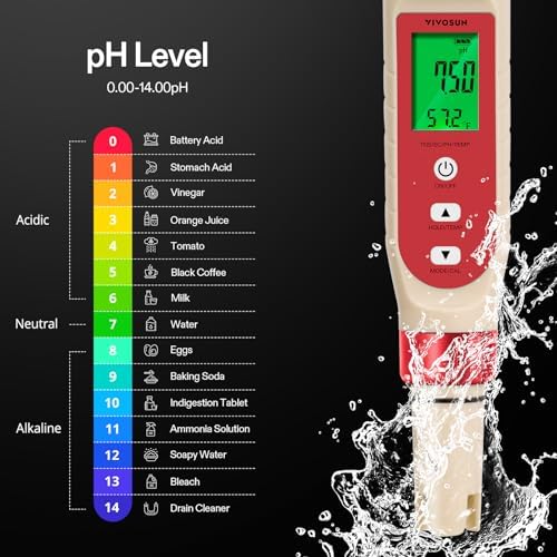 VIVOSUN 4-in-1 Digital pH Meter - Image 2