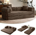 79" Convertible Futon Sofa Bed, Boneless Couch by SAVENICA
