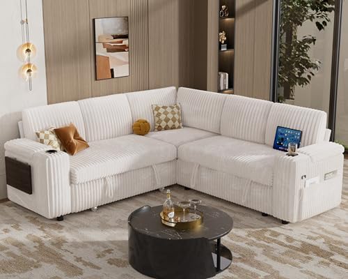 WEUP 86" Modular Sectional Sleeper Sofa - Image 4