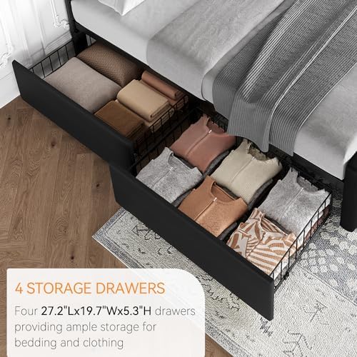 IDEALHOUSE Queen Size Bed Frame - Image 5