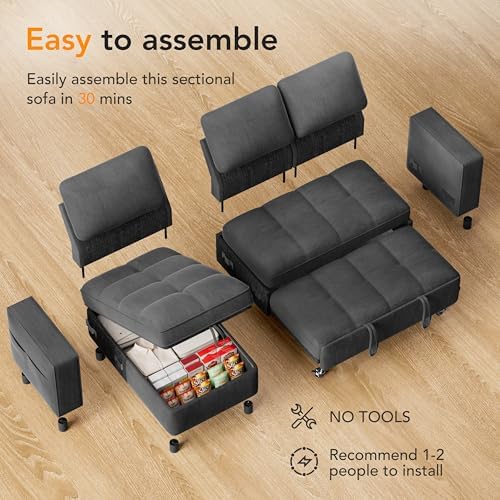 Sunny Heart Pull Out Sofa Bed - Image 4