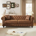 Mid Century Modern Chesterfield Oversized Couch by Unknown