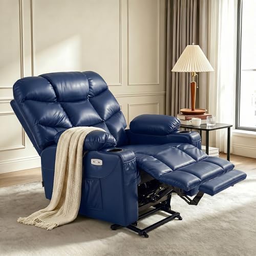 MCombo Power Lift Recliner Elderly, Leather R7289 - Image 4