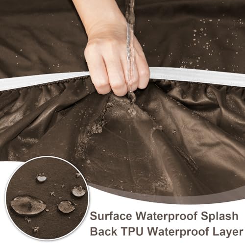 NAISI Waterproof Couch Cushion Covers Thick Velvet Fabric Washable Sofa - Image 3