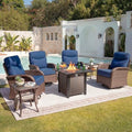Belord Upgraded 6“ Cushion Luxury 7 Piece Patio Furniture Set by Belord