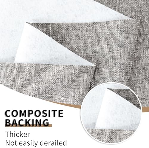 Heavy Linen Fabric 40x57 Inches, 1.2mm Thickness, Plain Solid Color Cloth - Image 2